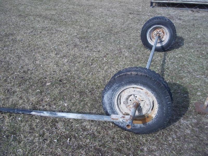 Pair of Dock  Lift Wheels with axl...