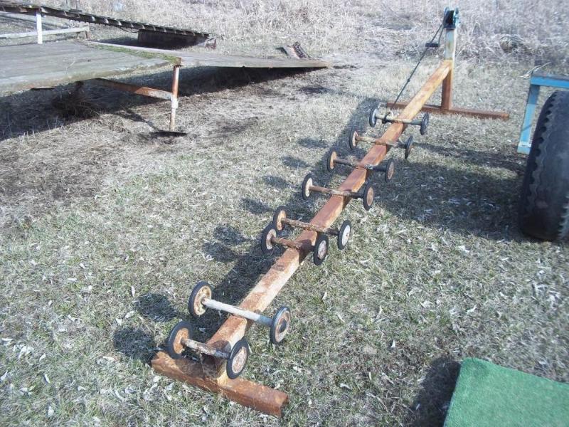 PWC winch with frame and rollers...
