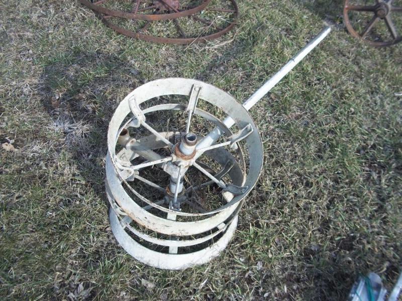 Pair of Antique 18&quot Steel Whee...