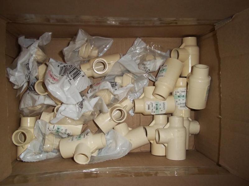 New PVC Pipe connectors...