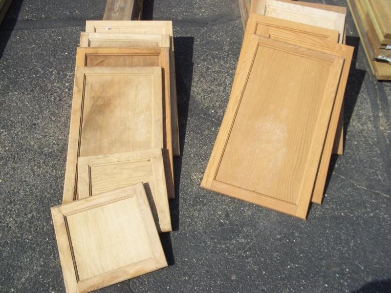 Unused Oak Cabinet door blanks   7 ...