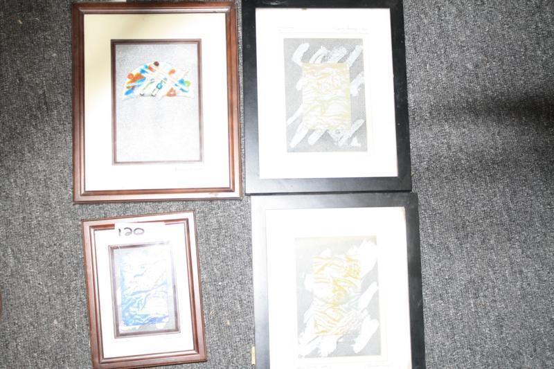 lot 120 image: Original framed artwork , signed by...