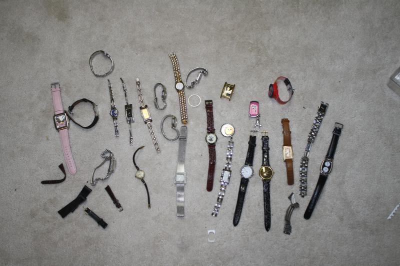 lot 154 image: Womens wrist watches, approx 15, o...