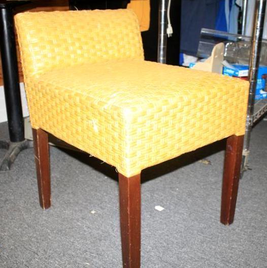 lot 159 image: Woven chair...