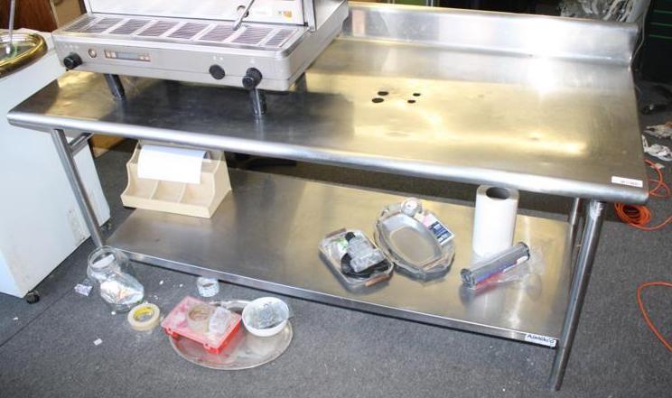 lot 3 image: Amtekco stainless steel table...