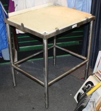 lot 31 image: Stainless steel fram with Plastic c...