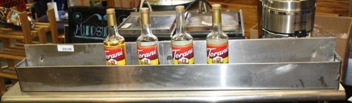 lot 37 image: Commercial syrup shelf syrup not in...