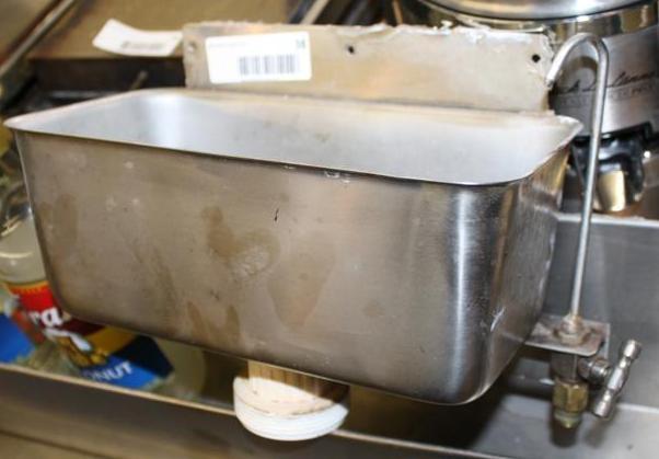 lot 38 image: Commercial rinse sink stainless ste...