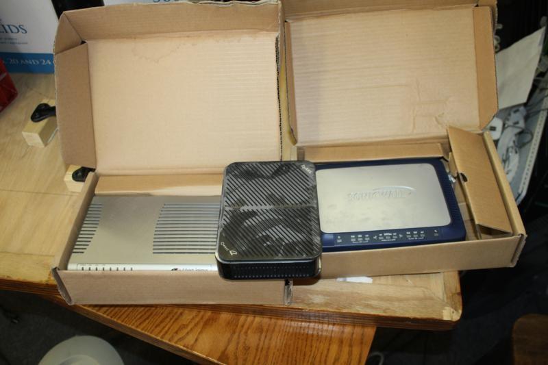 lot 43 image: Sonicwall firewall router, Allied T...