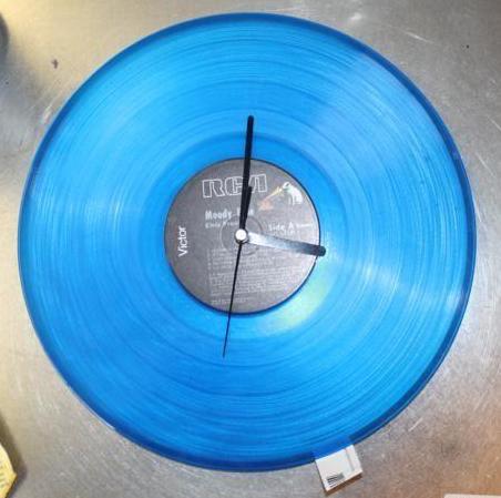 lot 50 image: RCA record wall clock 12"...