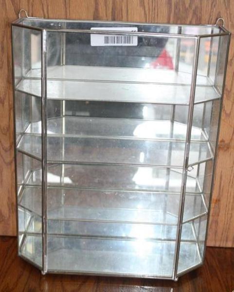 lot 55 image: Mirror glass shelves 14 x 11 x 5 wi...