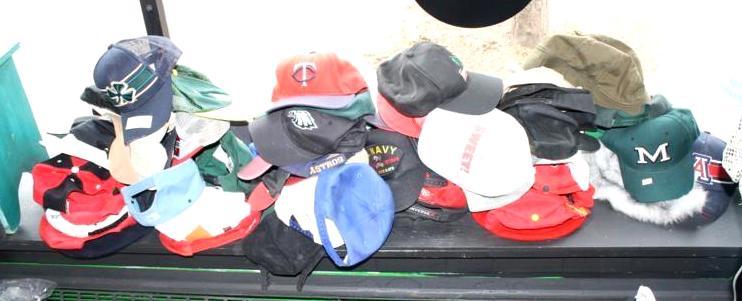 lot 63 image: Baseball style caps, 54 hats...