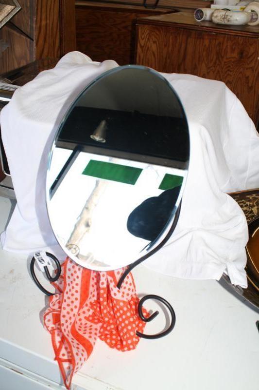 lot 70 image: Standing mirror 15" tall...