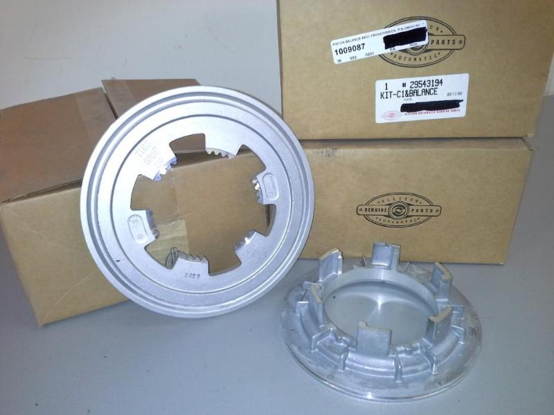 lot 110 image: (QTY 3) PISTON BALANCE B500 TRANSMISSION, PN 29543194  SEE COMMENTS