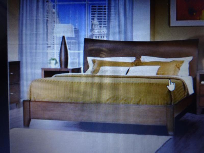 CANOVA PLATFORM QUEEN BED WSERTAPE...