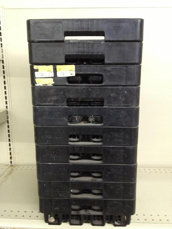 lot 39 image: 10 Coca-Cola Crates