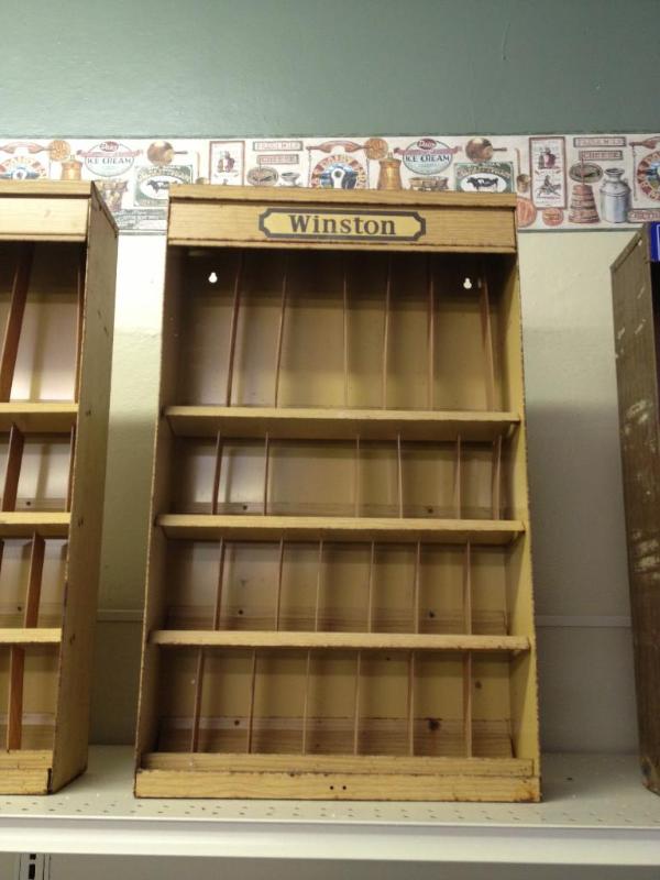 lot 54 image: Winston Cigerette Display Merchandiser