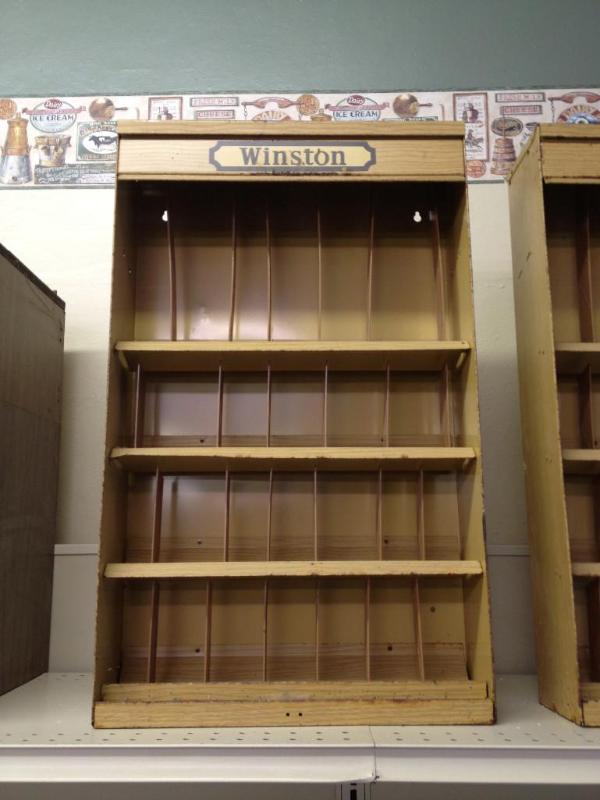 lot 55 image: Winston Cigerette Display Merchandiser