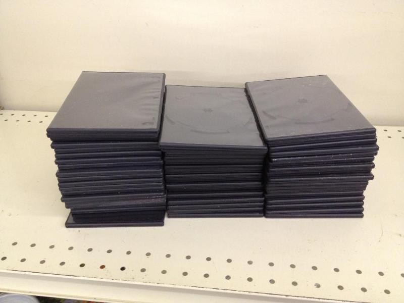 lot 58 image: 45 empty, new DVD  CD Cases