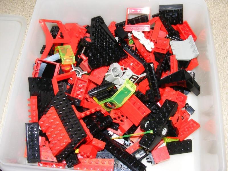 small tub of Legos...