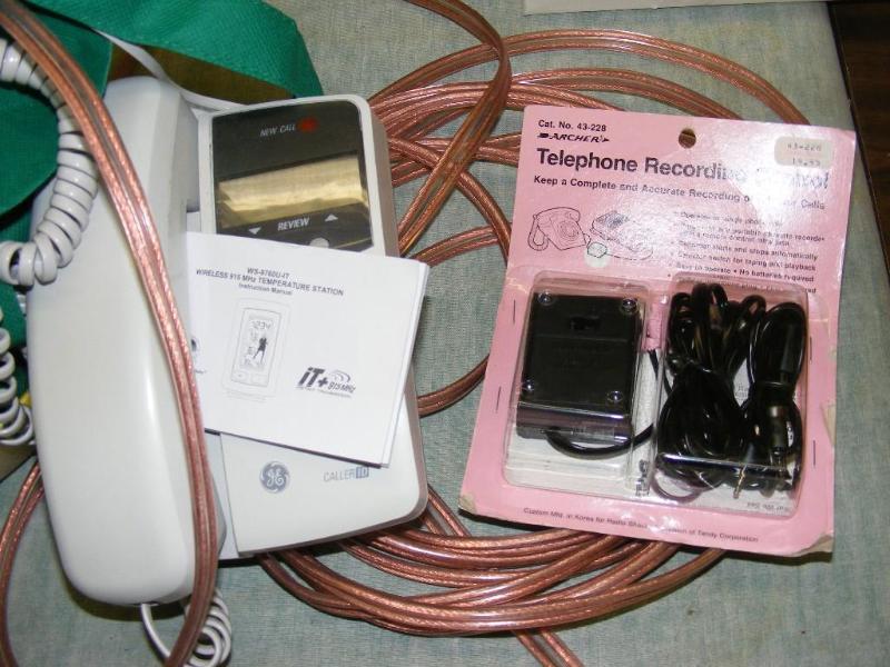 Bag of Telephone items...