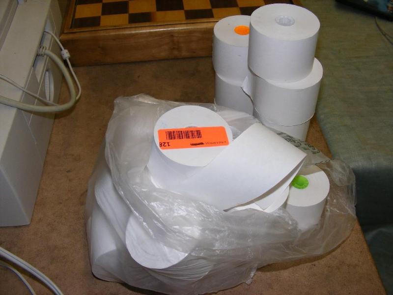 several rolls of Calculator Tape, a...