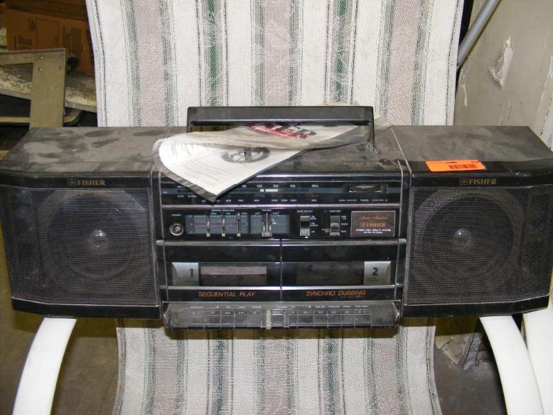 Fisher Stereo, with detachable spea...