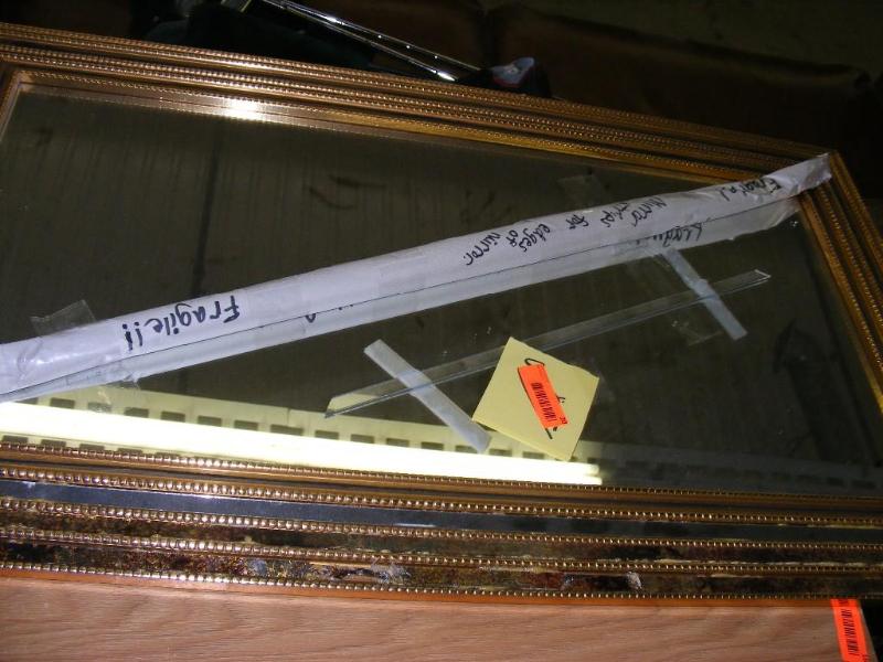 Mirror, needs repair. Pieces for re...