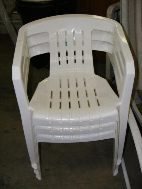 3 plastic Lawn Chairs...