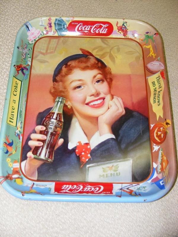 Collectible Coca-Cola Tin Tray, dat...