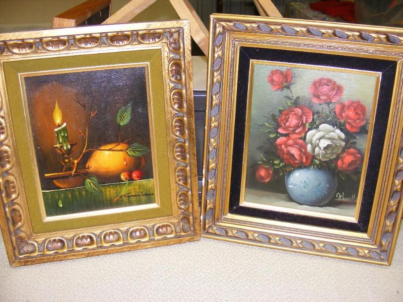 Framed, signed original oil paintin...