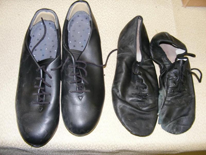 A pair of Tap Shoes and a pair of b...