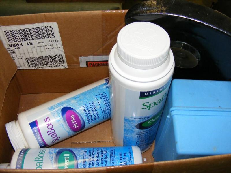 Spa and Pool Chemicals, with testin...