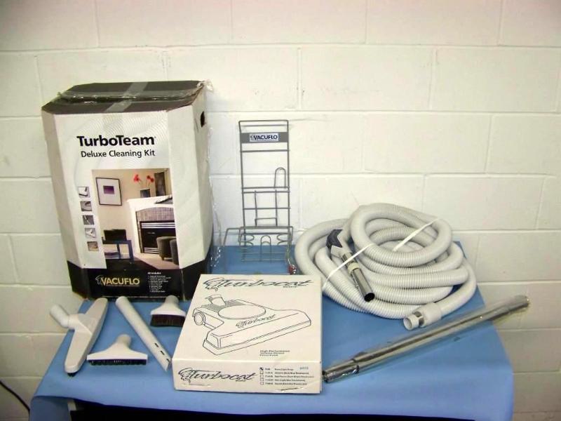 lot 49 image: Vacuflow, Turbo Team, Deluxe Cleaning Kit