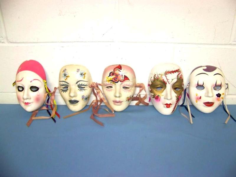 lot 78 image: Ceramic Masks