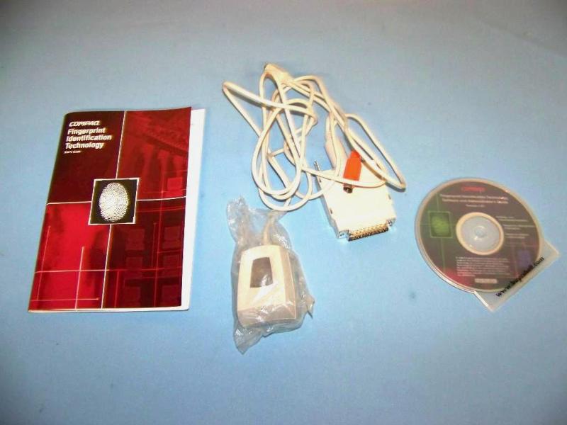 lot 93 image: Compaq, Finger Printing Reader and Software