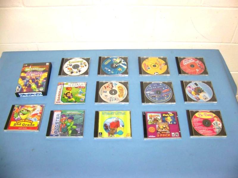 lot 96 image: (14 titles) Kids PC  Computer Games and Learning Software