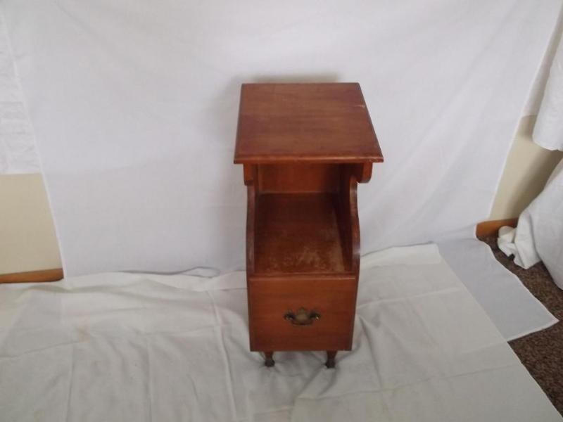Vintage Nightstand solid wood with ...