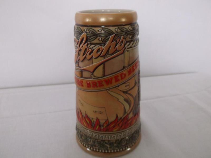 Nice Strohs FIRE BREWED BEER mug 4...