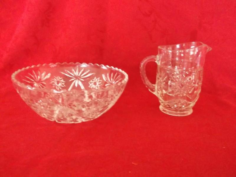 Nice pitcher &amp bowl both are in...