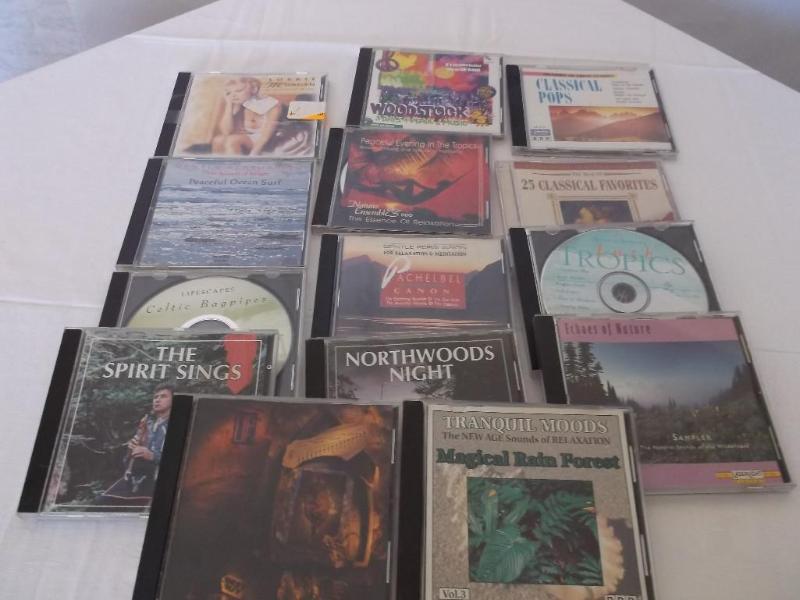 Lot of cds most of them are relaxa...