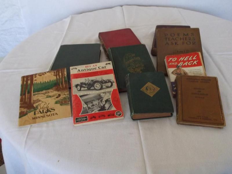 Lot of old books dickens works - li...