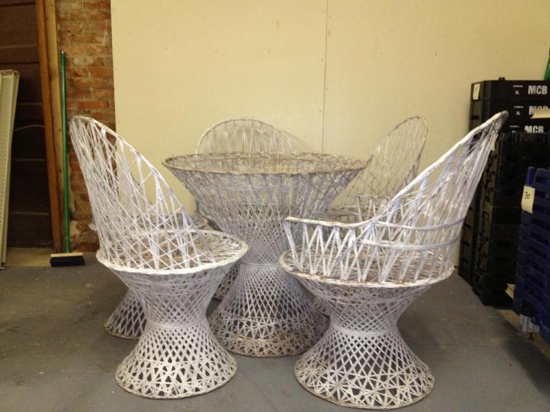 6 Piece Wicker Patio Set
