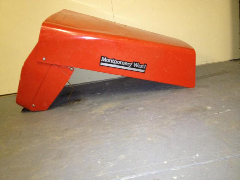 Vintage Montgomery Ward Lawnmower Hood