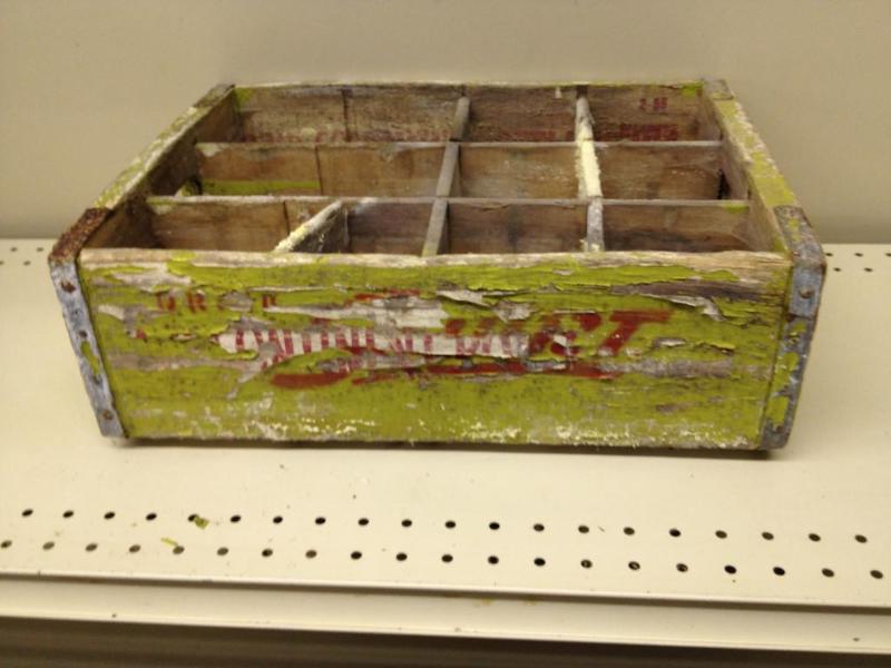 Vintage Squirt Wooden Pop Crate