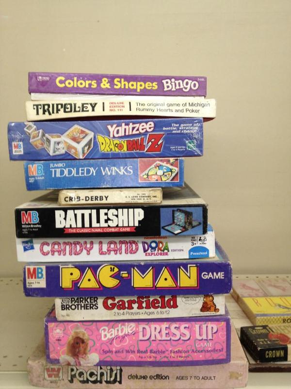 Large Lot of Vintage Board Games