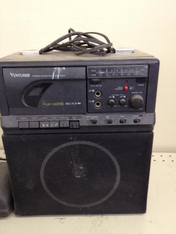 Retro Karaoke Machine and VHS re-wi...
