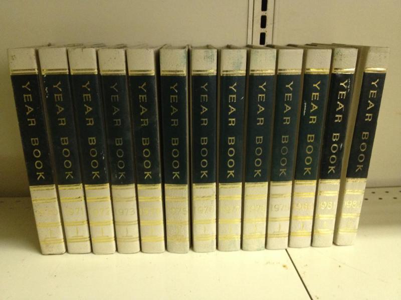 World Book Year Book 1970 - 1982