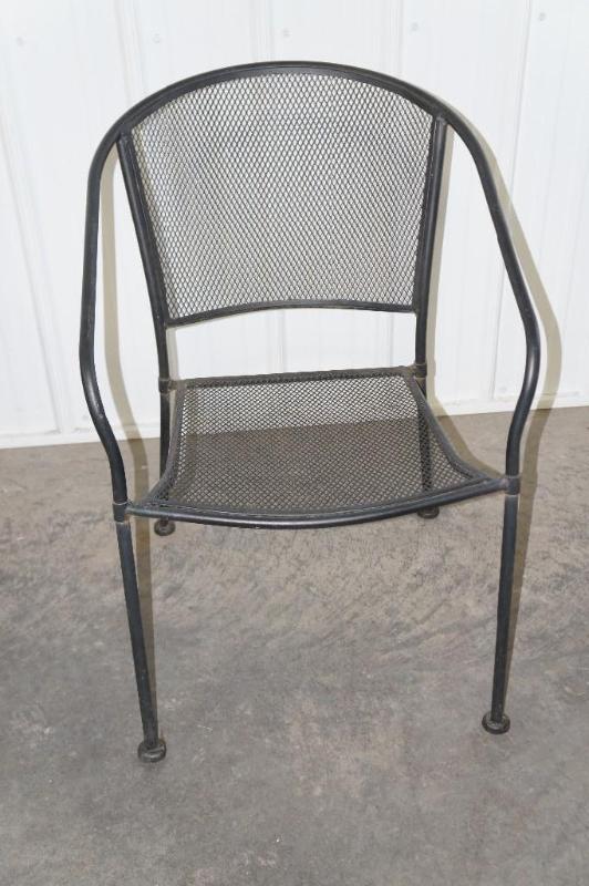 lot 13 image: Wrought iron chair