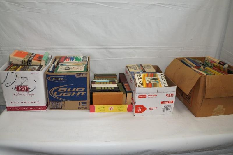 lot 72 image: A Large Lot of Vintage Books